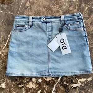 Authentic D&G Jean mini skirt
